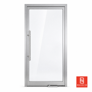 Commercial Aluminum Full Glass Floor Spring Door Automatic Return Smooth Operation Custom Size for Storefront Exterior School