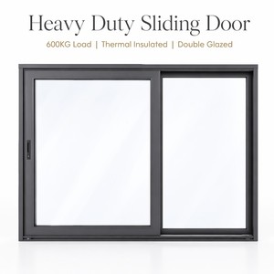 Modern Minimalist Design Heavy Duty Aluminum Exterior Sliding Glass Door For Patio Balcony Custom Size