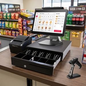 Factory New 15.6 Inch Touch Screen Desktop China POS Electronic Terminal Cash Register Machine Touchscreen Pos Systems