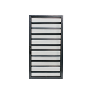 Customized Removable Exterior Aluminium Shutters Louver Vertical