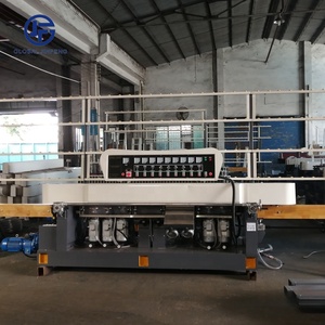 Glass Edging Machine 9-Motor Straight Line Automatic Glass Grinding and Polishing Machine