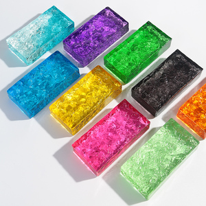 Translucent Colored Solid Glass Bricks