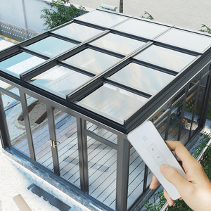 Motorized Open Patio Sky Roof Window System