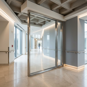 Fire Rated Glazing Panel System Fireproof Glass Curtain Wall EW120 EI60 EI120