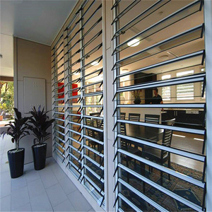 AS2047 Good Quality Aluminium Glass Louver Shutters Window