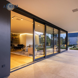 AUMEGI Modern Aluminium Rail Slide Patio Door Systems